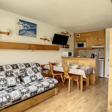 Au Pied Des Pistes Avec Balcon Sud, 4 Couchages, Bien équipé, La Croisette, Les Belleville - Fr-1-344-1018 *